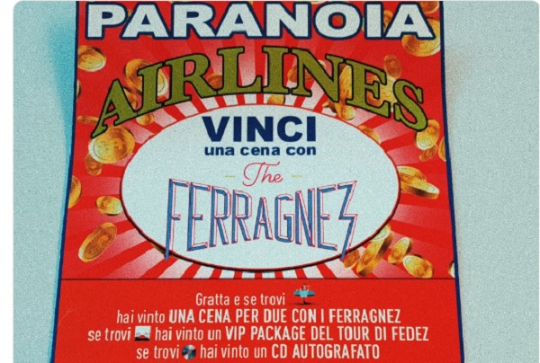 Fedez e Chiara Ferragni, cena in palio con nuovo album e 'gratta e vinci'