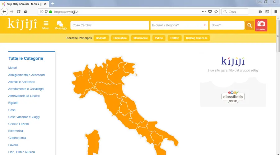 eBay annunci: cos’è e come funziona Kijiji