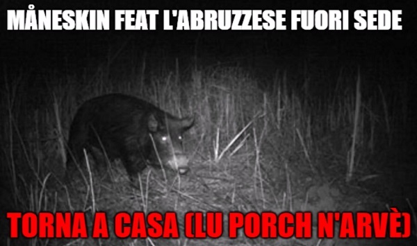 Torna a casa dei Maneskin rivisitata in abruzzese, oltre 200mila le views (VIDEO)