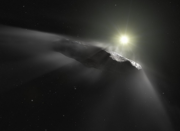 Asteroide sigaro 'Oumuamua': per gli scienziati di Harvard sarebbe una nave spaziale aliena