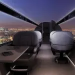 Aereo senza finestrini, emozioni e brividi con OLed (GALLERY)