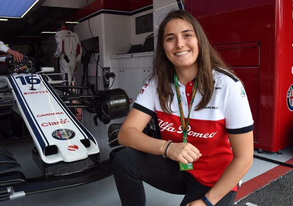 F1, Tatiana Calderon pronta al debutto con la Sauber Alfa