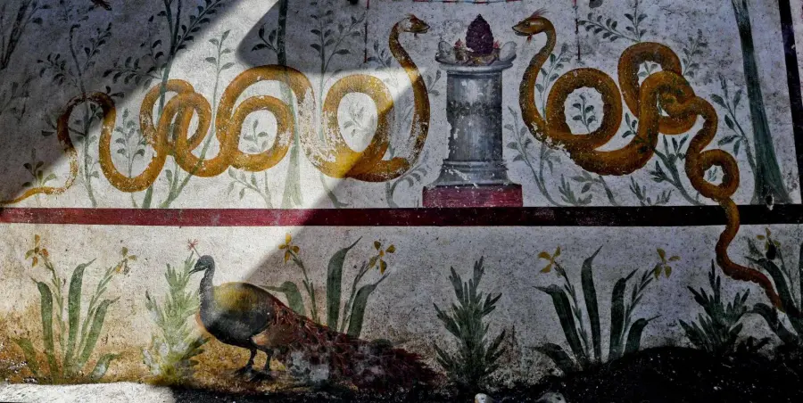 Pompei: scoperta la misteriosa casa del giardino incantato