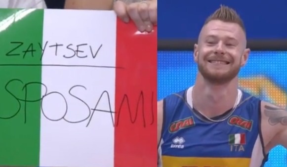 Volley, tifosa chiede mano a Zaytsev. La risposta dello Zar è virale (video)