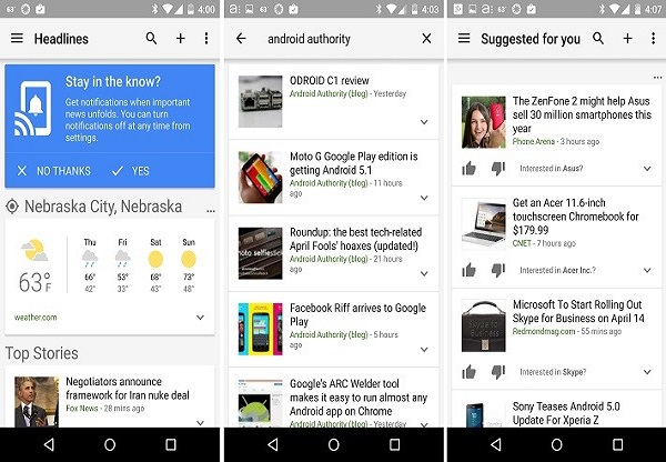 Google News diventa app disponibile su iOS e Android