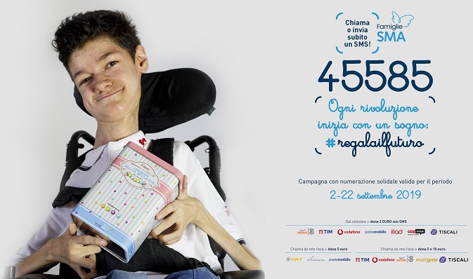 Al via dal 2 al 22 settembre la campagna #regala il futuro - SMS Solidale 45585