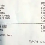 Scontrino sardo diventa virale: l'amore per le proprie radici