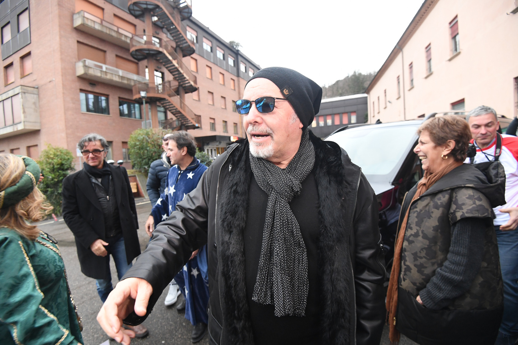 Vasco Rossi all'ospedale Rizzoli per incontrare i bimbi malati
