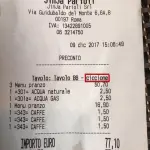 'Ciccione' sullo scontrino: cos'è successo al locale dei Parioli?