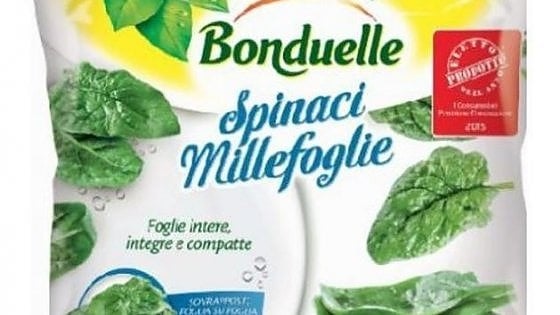 Bonduelle richiama dal mercato lotto di spinaci surgelati
