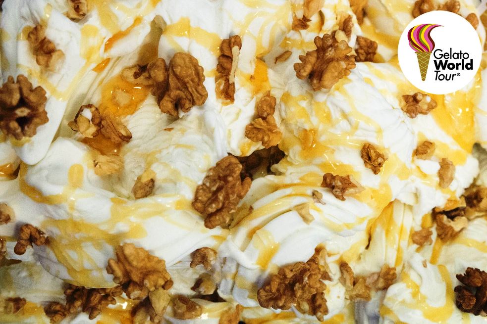 Gusto del gelato più buono al mondo è italiano: un pistacchio esclusivo