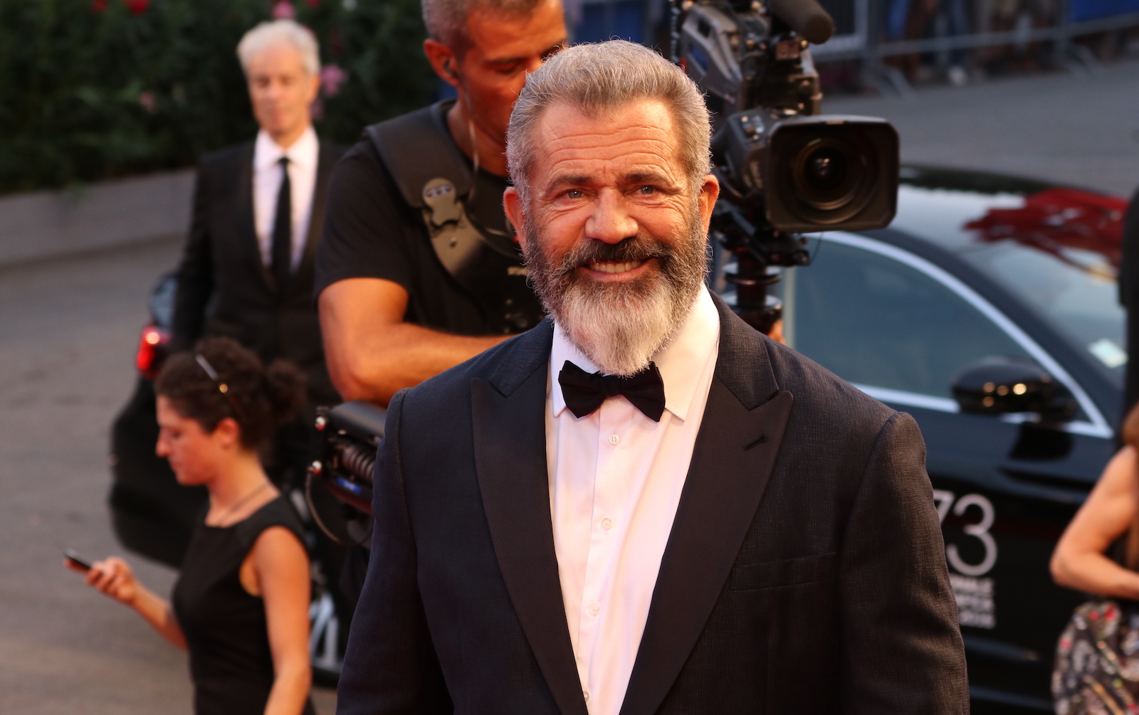 Mel Gibson al Festival del Cinema di Venezia con 'Hacksaw Ridge'