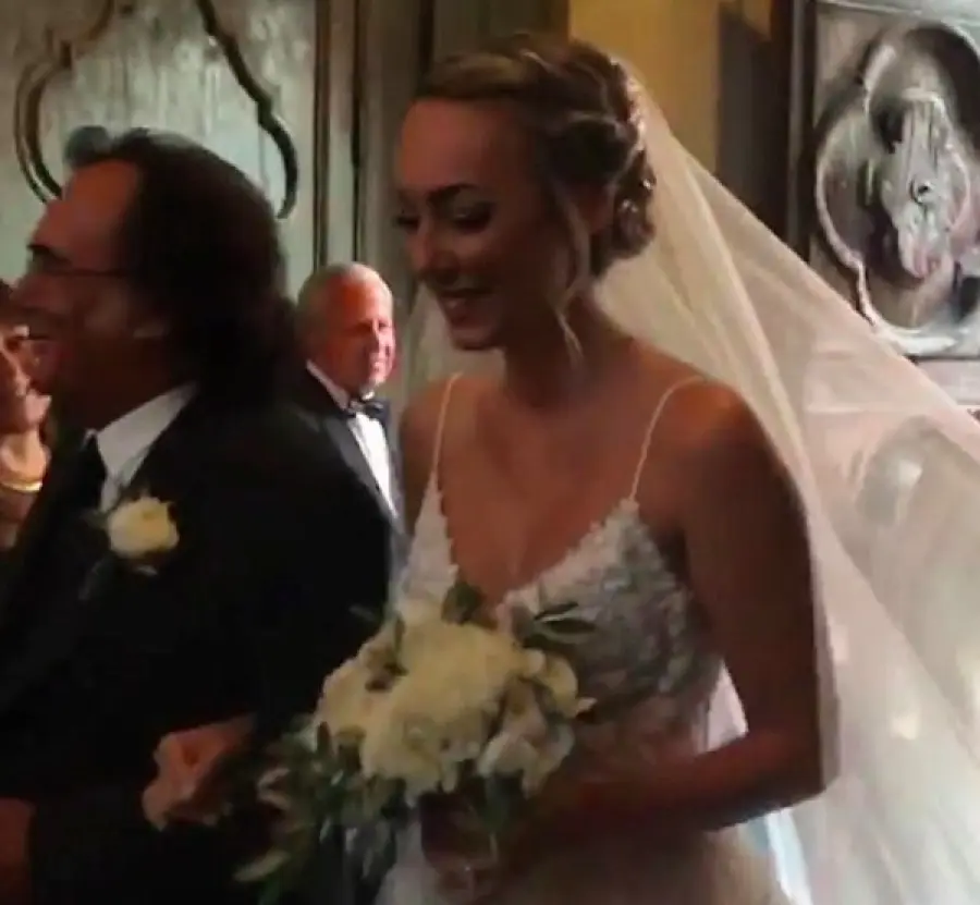 Al Bano e Romina Power a Lecce per le nozze di Cristel Carrisi