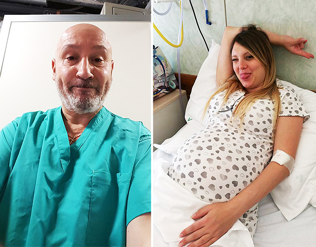 Maurizio Battista papà tris