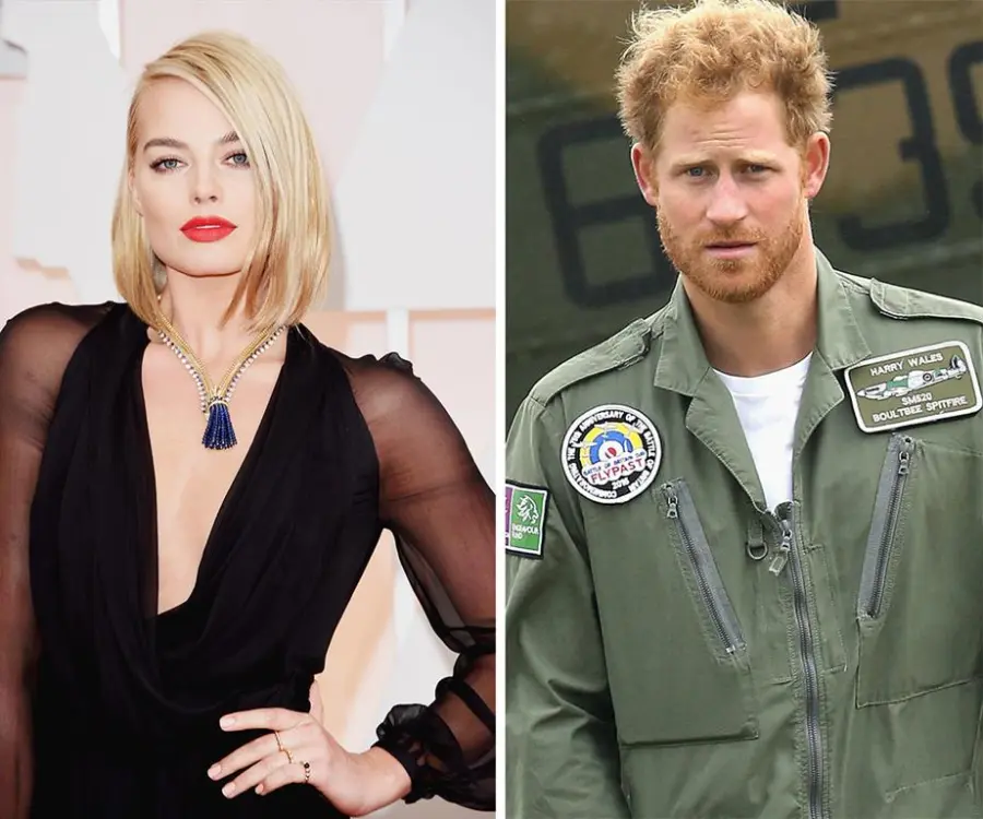 Margot Robbie conquista principe Harry