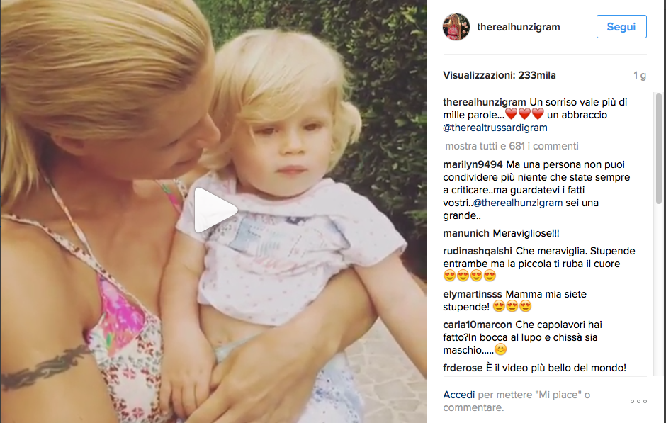 Michelle Hunziker incinta? Commento sibillino su Instagram