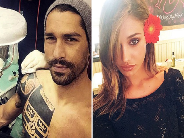 Belen Rodriguez sulla stessa spiaggia di Marco Borriello