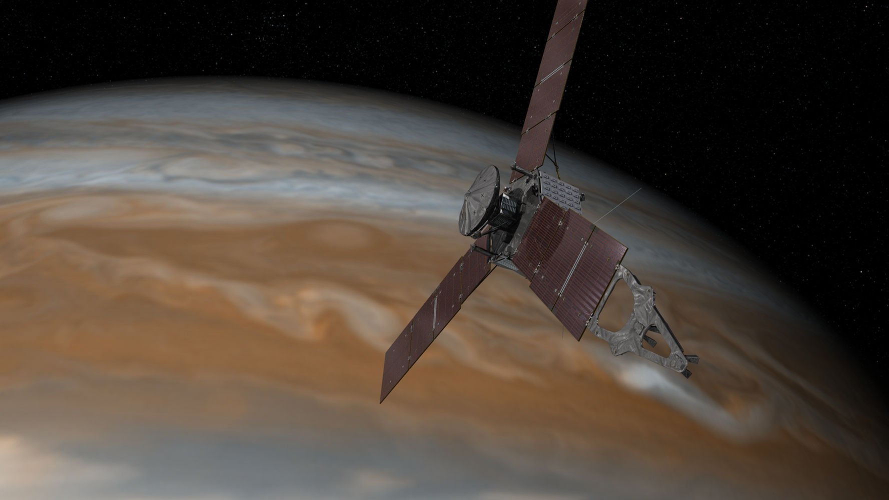 Juno arriva su Giove: sonda Nasa studierà pianeta gigante
