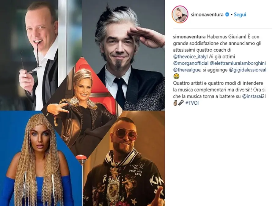 Chi sono i giudici di The Voice 2019