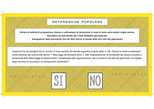 Referendum No Triv, Il Quesito E Le Ragioni Del SI E Del No, Una Lotta Ambientalista?