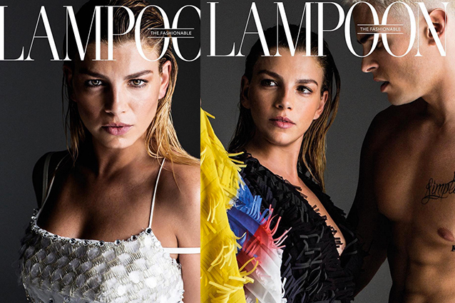 Emma Posa per "Lampoon": Critiche sul Web, Replica al Vetriolo