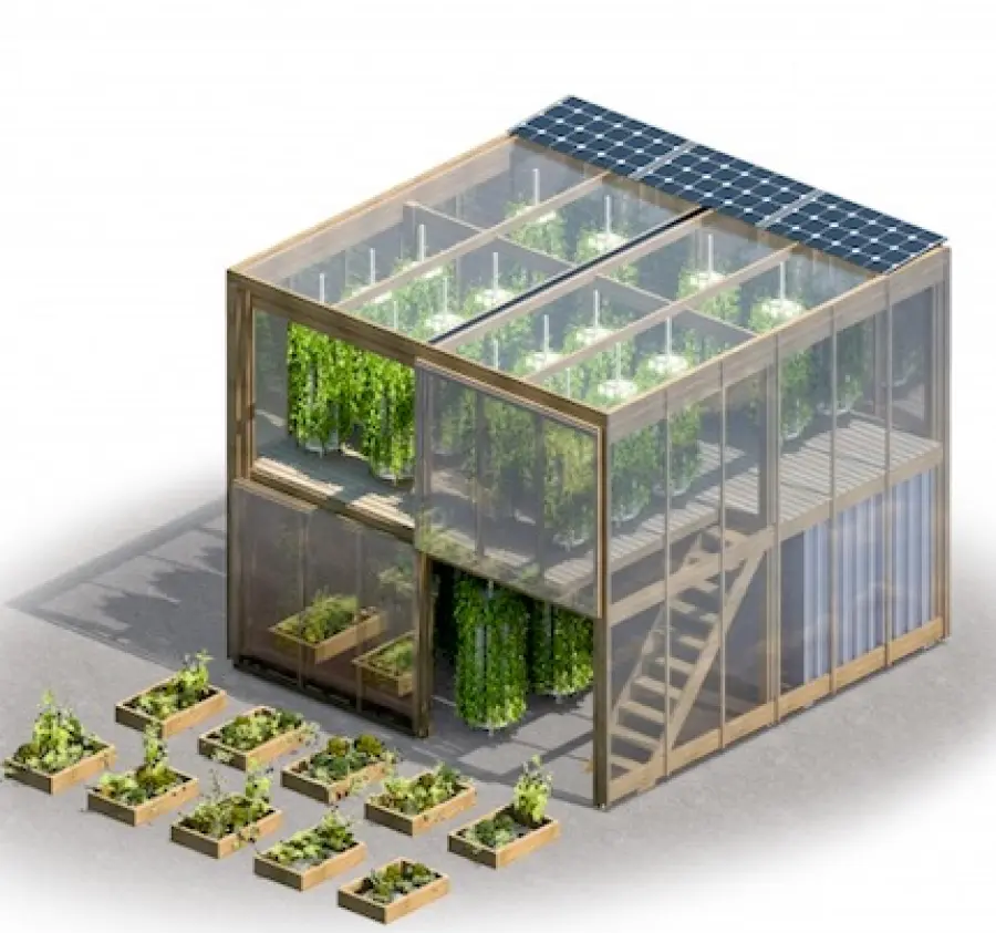 Impact Farm: Serra Modulare da Città, Componibile in 10 Giorni