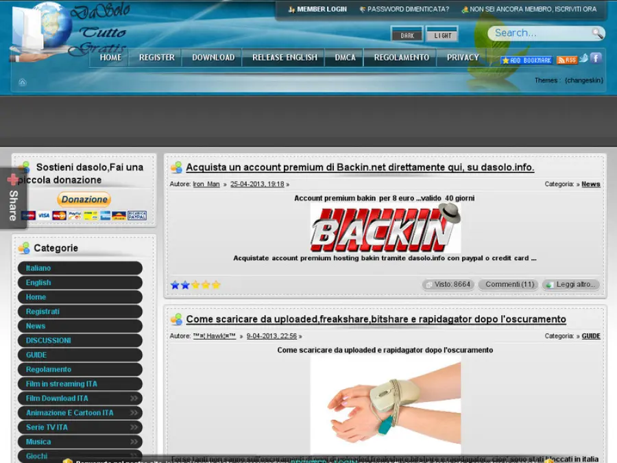 Dasolo.info chiuso dalla Guardia di Finanza: sito per download illegale