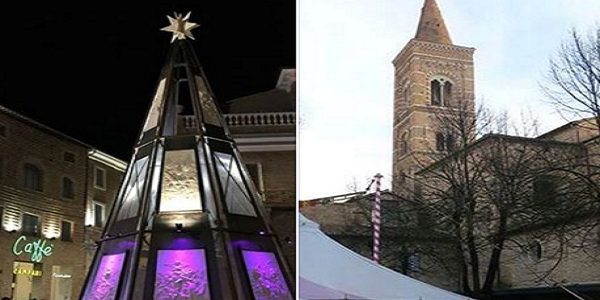 Urbino, Sgarbi minaccia dimissioni per albero di Natale: "E' una merda"