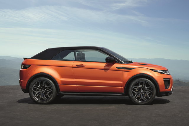 Range Rover Evoque Convertibile: Primo Suv Compatto con Capote Mobile