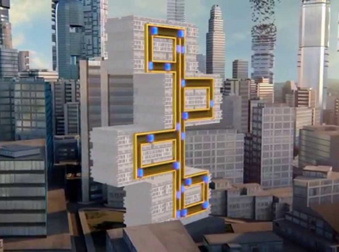 Multi: Ascensore Senza Cavi che si Muove in Orizzontale, Invezione ThyssenKrupp