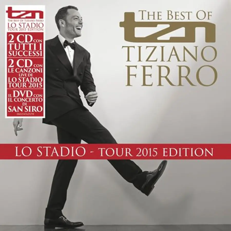 TZN – The Best Of Tiziano Ferro LO STADIO TOUR 2015 EDITION [4CD + DVD] Uscita, Tracklist e Contenuto!
