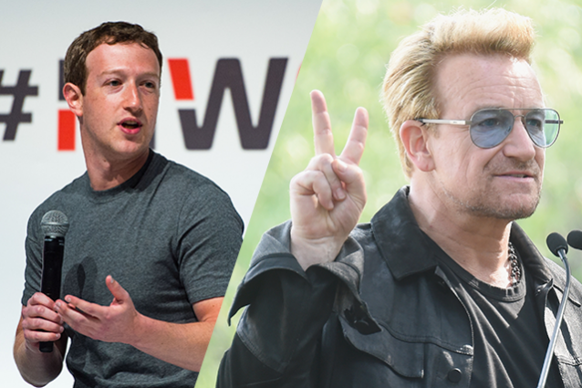 Mark Zuckerberg e Bono Vox contro Digital Divide: "Internet nei Campi Profughi"