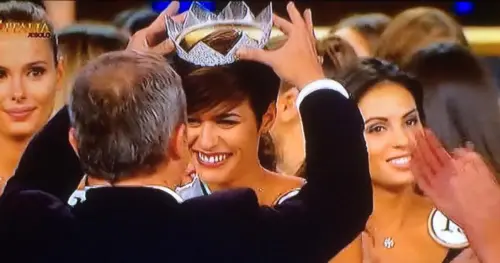 MISS ITALIA 2015 E' ALICE SABATINI, AHLAM EL BRINIS ESCE A META' GARA