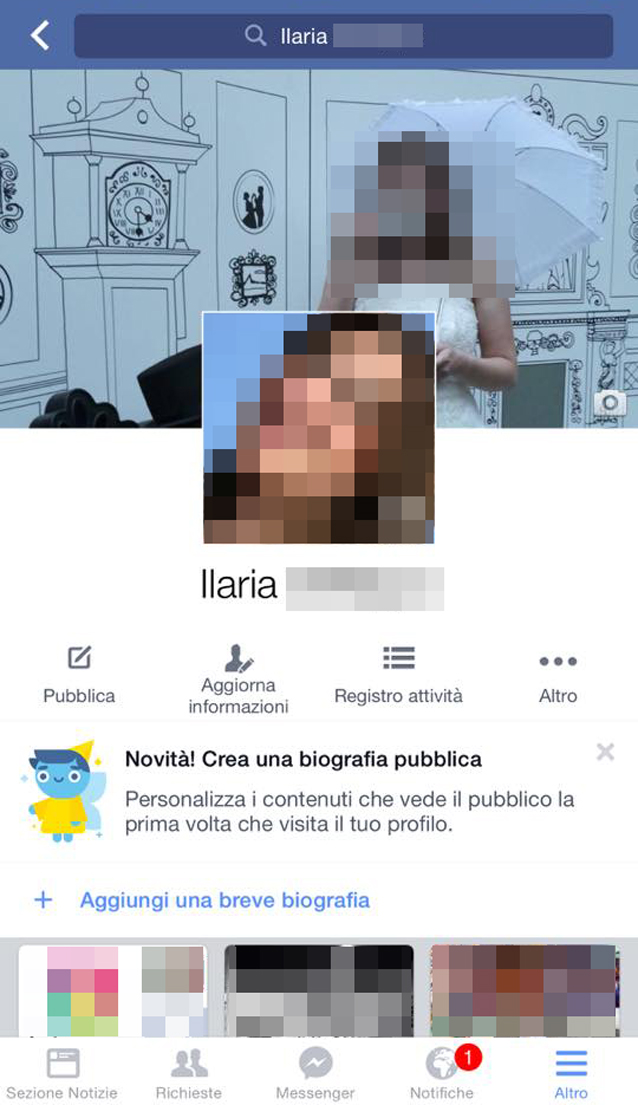 Facebook Novità Settembre 2015: foto profilo al centro e biografia!