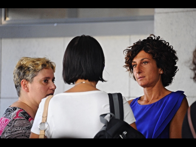 Agnese Landini (moglie di Matteo Renzi) tra i precari a Scandicci