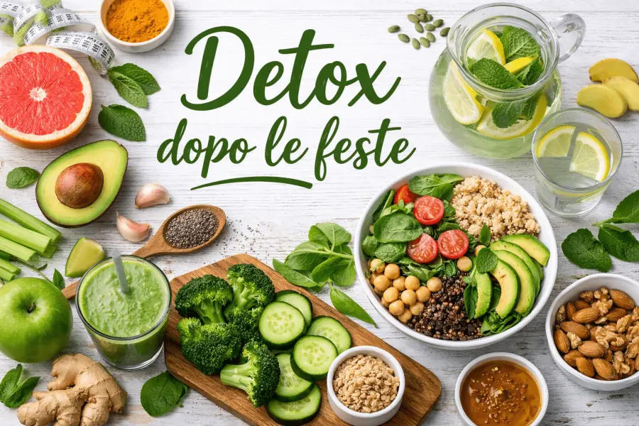 Dieta e detox dopo Capodanno: come rimettersi in forma dopo le feste senza eccessi