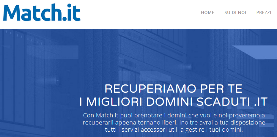 Match.it scala la vetta nella nicchia di backorder domini e hosting
