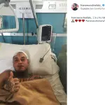Francesco Chiofalo la foto su Instagram dopo l'intervento