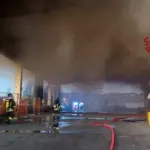 Roma: incendio impianto rifiuti in via Salaria, sul posto i Vigili del Fuoco