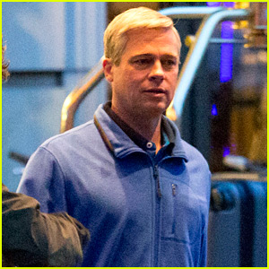 Brad Pitt: Chioma Biondo Platino per "War Machine"