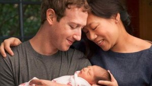 Mark Zuckerberg diventa padre e dona azioni Facebook
