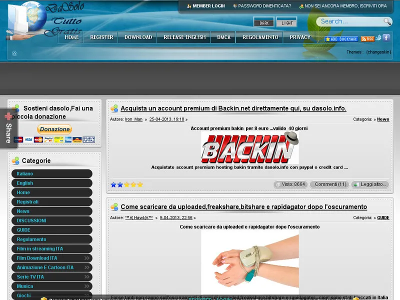 Dasolo.info chiuso dalla Guardia di Finanza: sito per download illegale