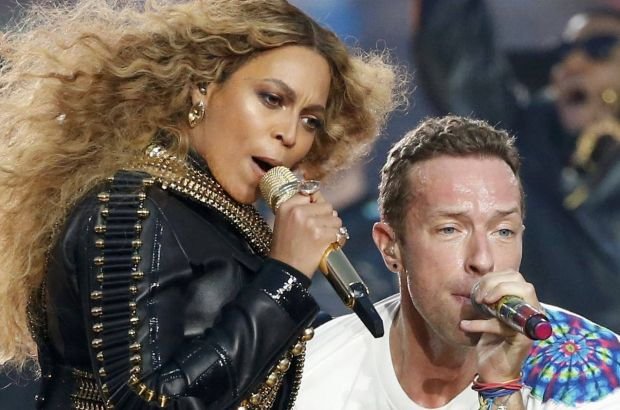 Chris Martin e Beyoncé al Super Bowl