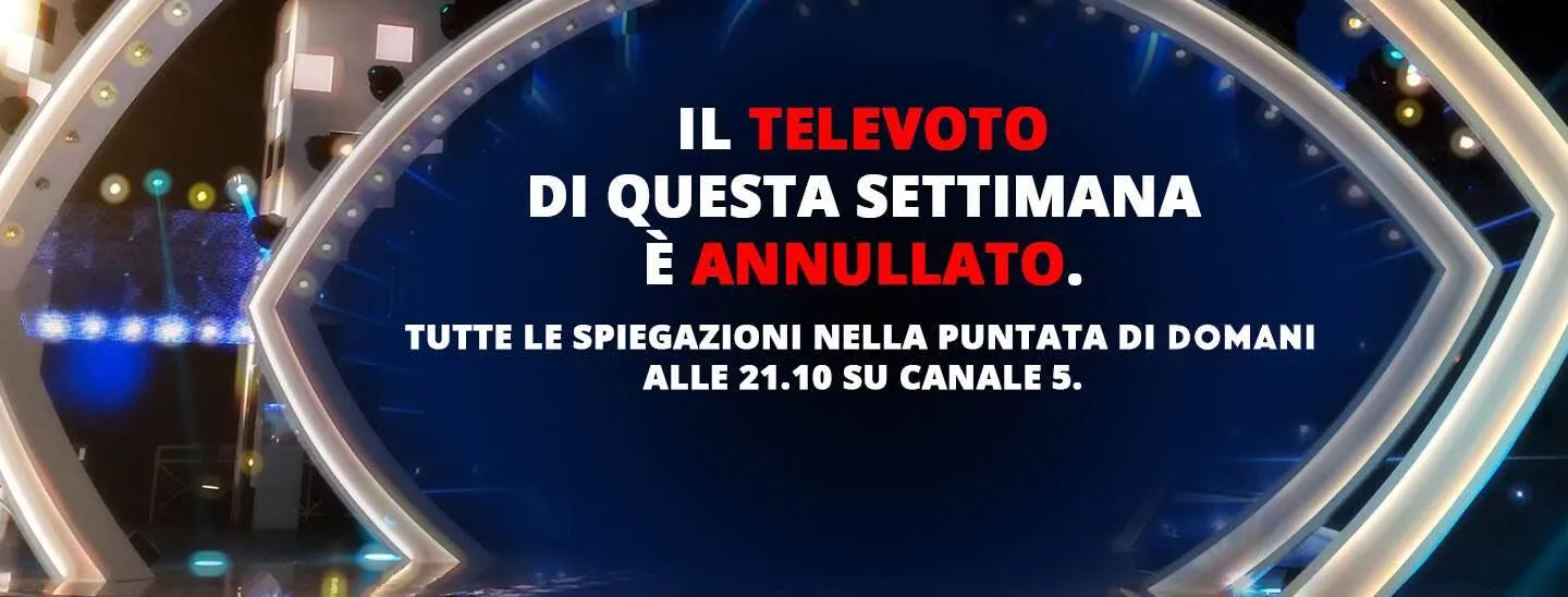 Gf Vip 2016, Televoto Annullato again, ecco chi verrà espulso
