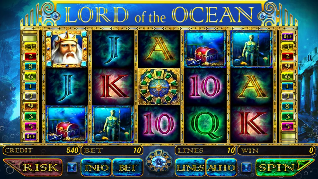 Slot machine online, giocatori apprezzano Lord of Ocean