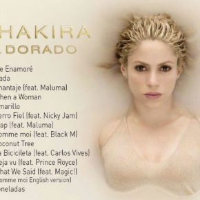 Shakira torna con El Dorado: nuovo album 2017