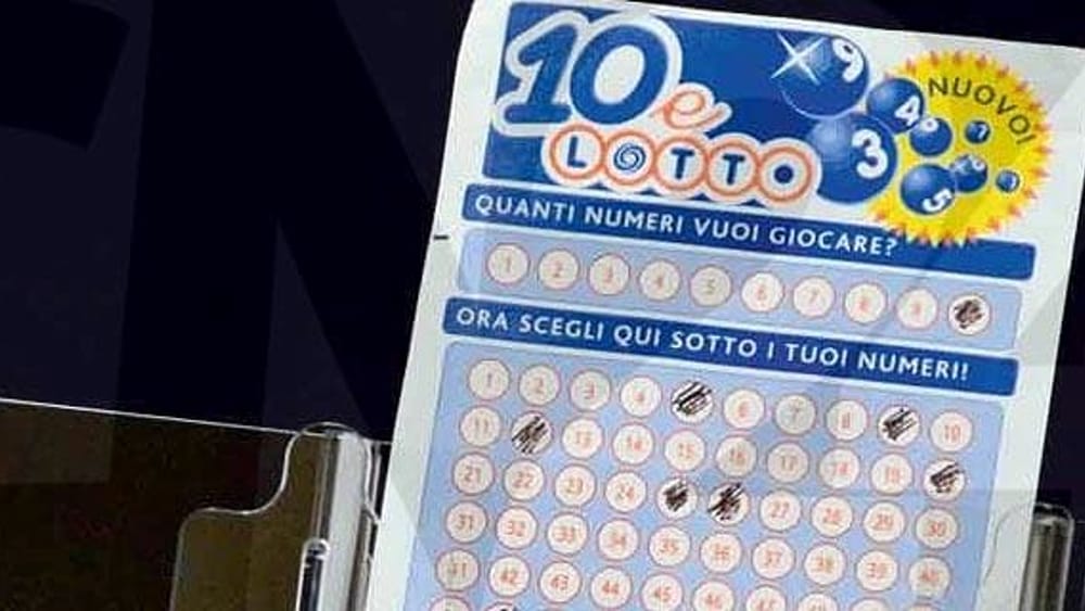 10 e Lotto, vince 250 mila euro con schedina da 2 euro