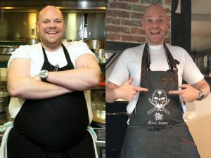 chef stellato perde 70 kg in 3 anni