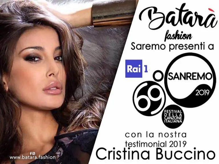 Sanremo 2019, pubblicità Batarà: chi è Cristina Buccino